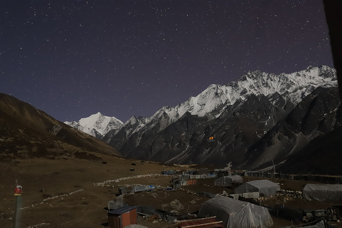 Stargazing in Langtang Trek in Nepal